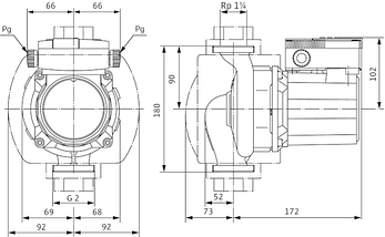 Насос Wilo TOP-Z 30/10 (1~230 V, PN 10, RG), фото 2