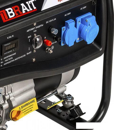 Бензиновый генератор Brait GB-4000S Pro - фото 4 - id-p225570269