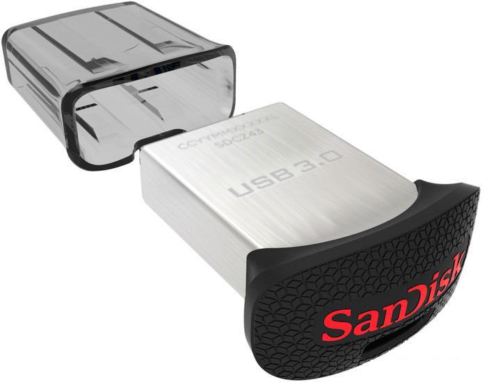 USB Flash SanDisk Ultra Fit 32GB (SDCZ43-032G-G46) - фото 2 - id-p225572229