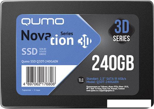 SSD QUMO Novation 3D 240GB Q3DT-240GAEN - фото 1 - id-p225506913