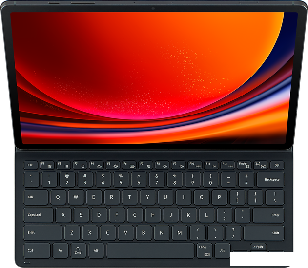 Чехол для планшета Samsung Book Cover Keyboard Slim Tab S9+ (черный) - фото 2 - id-p225557329