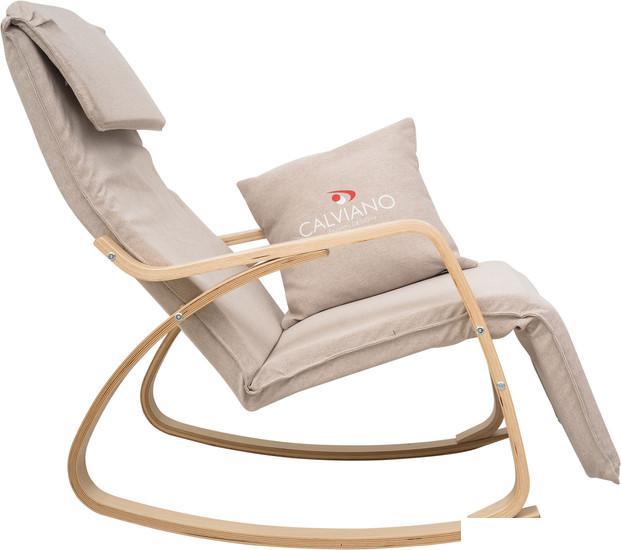 Кресло-качалка Calviano Comfort 1 (светло-бежевый) - фото 4 - id-p225572342