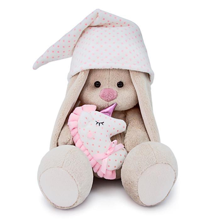 Мягкая игрушка «Зайка Ми с розовой подушкой - единорогом», 23 см - фото 1 - id-p225767928