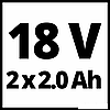 Ударная дрель-шуруповерт Einhell TE-CD 18/40 Li BL 4513995 (с 2-мя АКБ, кейс), фото 4