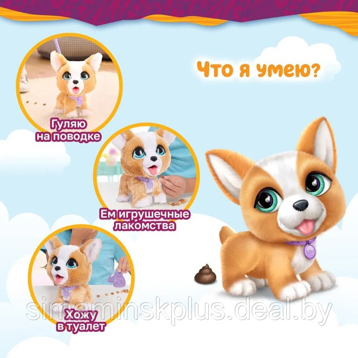 Интерактивная игрушка "Корги на поводке" 22 см. FurReal Friends 42740 - фото 2 - id-p225766944