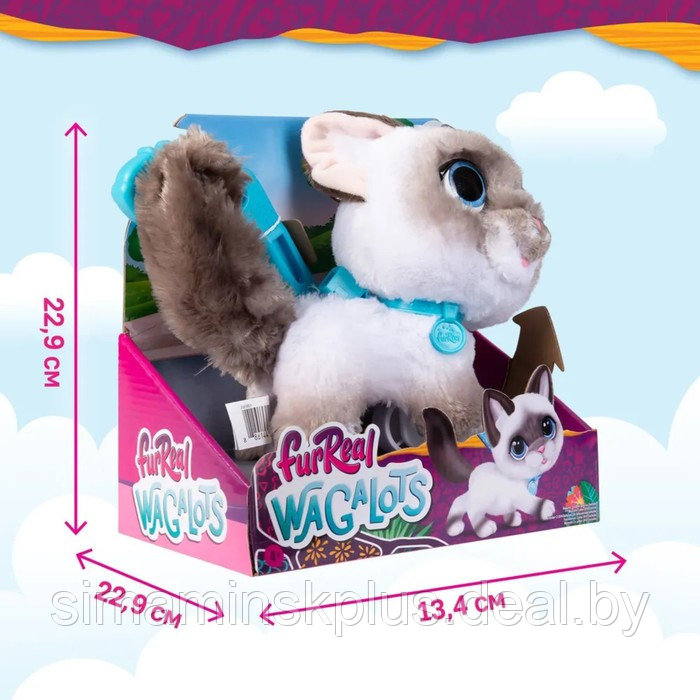 Интерактивная игрушка "Кошка на поводке" 22 см. FurReal Friends 42741 - фото 4 - id-p225766945