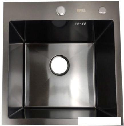 Кухонная мойка Avina HM4848 PVD (графит) - фото 1 - id-p225049433