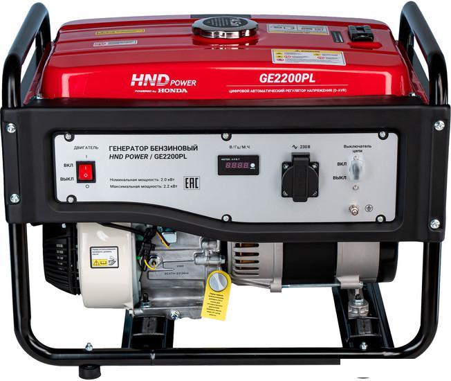 Бензиновый генератор HND GE2200PL - фото 9 - id-p225570606