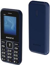 Кнопочный телефон Maxvi C30 (синий), фото 3