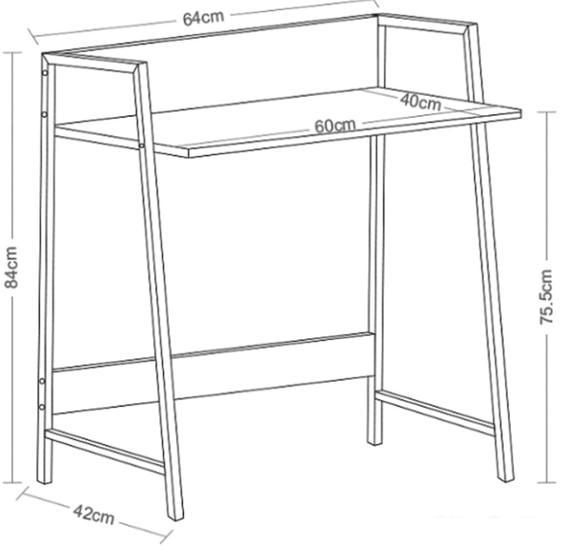 Стол для ноутбука Brabix Loft CD-003 (дуб натуральный) - фото 4 - id-p225761145
