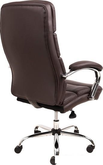 Кресло AksHome August Chrome Eco (темно-коричневый) - фото 6 - id-p225557579
