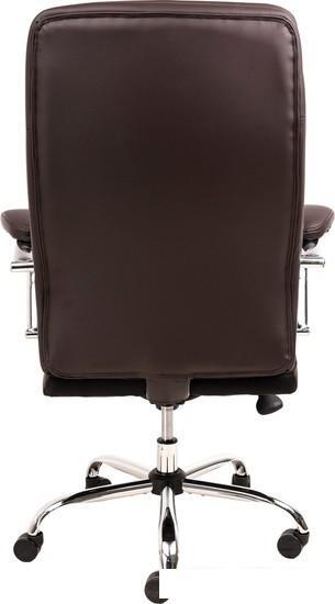 Кресло AksHome August Chrome Eco (темно-коричневый) - фото 7 - id-p225557579