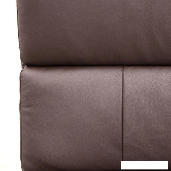 Кресло AksHome August Chrome Eco (темно-коричневый) - фото 8 - id-p225557579