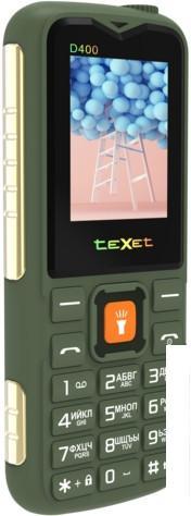 Кнопочный телефон TeXet TM-D400 (зеленый) - фото 3 - id-p225572895