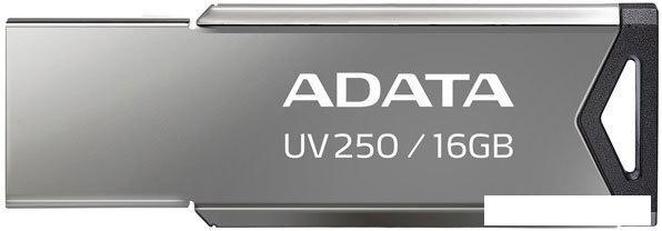 USB Flash ADATA UV250 16GB (серебристый)