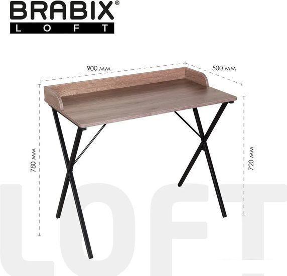 Стол для ноутбука Brabix Loft Cd-008 641863 (дуб мореный) - фото 2 - id-p225557832