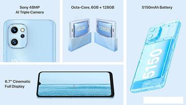 Смартфон Umidigi F3S 6GB/128GB (синий), фото 2