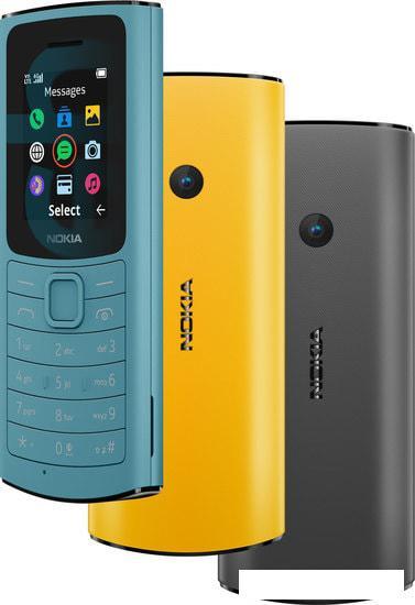 Кнопочный телефон Nokia 110 4G Dual SIM (бирюзовый) - фото 4 - id-p225571072