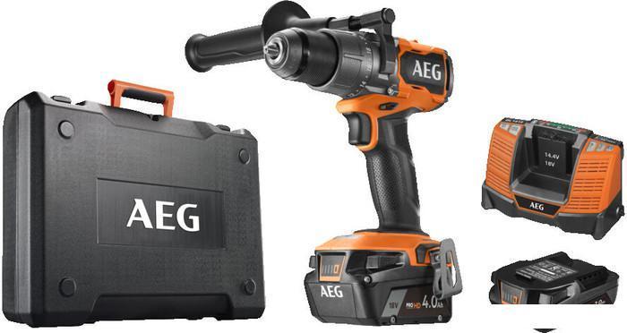 Ударная дрель-шуруповерт AEG Powertools BSB 18C3BL-X02C 4935478937 (с 2-мя АКБ 2 Ач + 4 Ач, кейс), фото 2