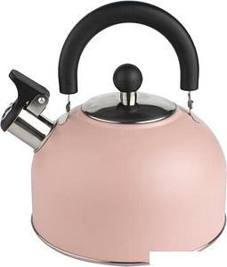 Чайник со свистком Катунь КТ-105MP (розовый матовый)
