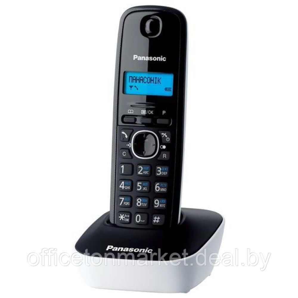 Беспроводной телефон Panasonic "Dect KX-TG1611RU", черный - фото 1 - id-p198563387