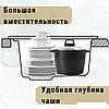 Кухонная мойка ZorG Torino 62 (серый бетон), фото 3