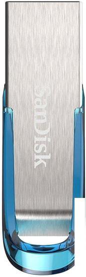 USB Flash SanDisk Cruzer Ultra Flair CZ73 128GB (синий) - фото 1 - id-p225737332