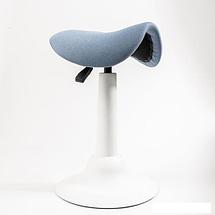 Офисный стул Chair Meister Saddle (пластик белый/ткань синяя), фото 2