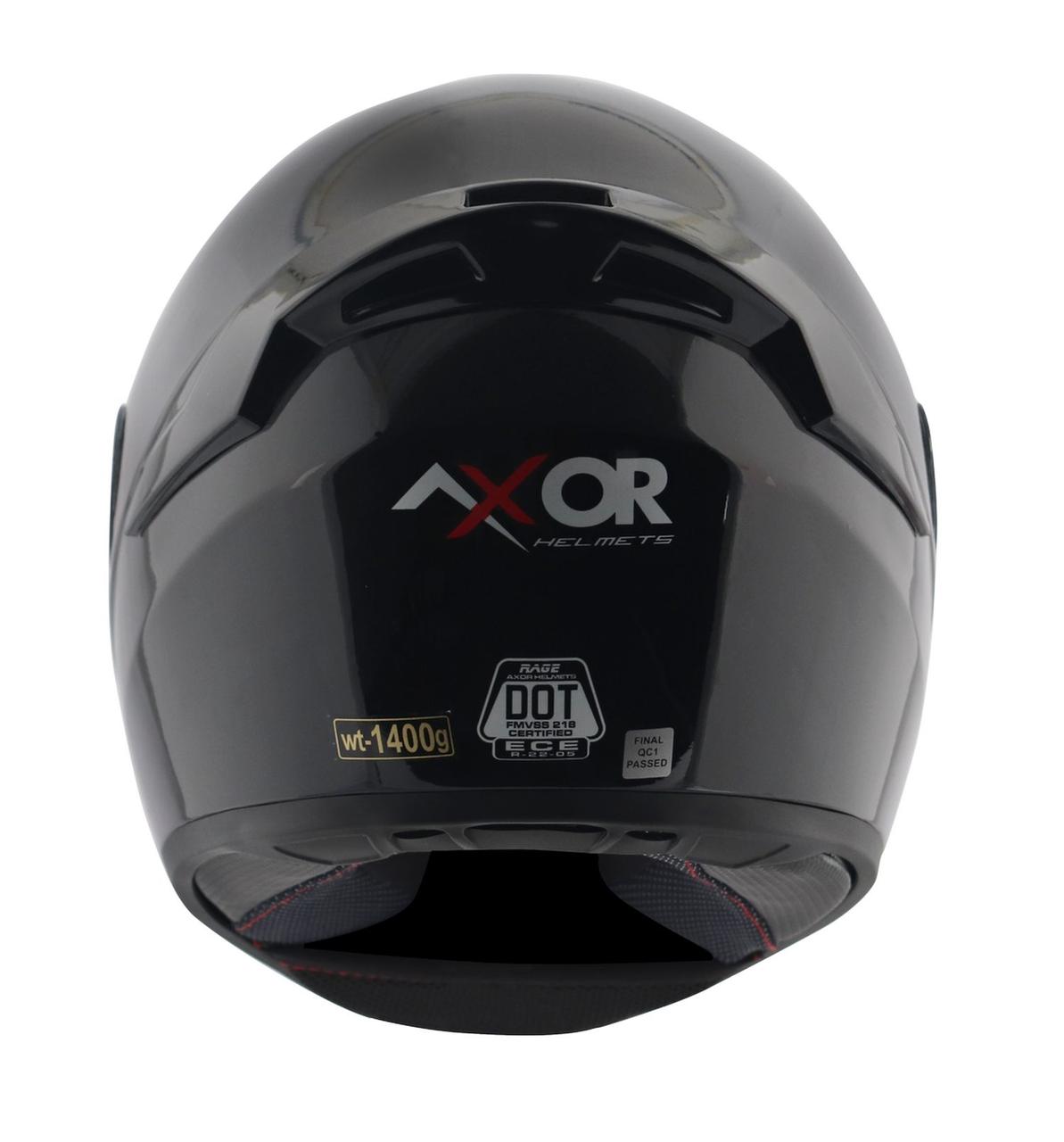 Шлем AXOR RAGE SOLID-E, цвет чёрный - фото 6 - id-p225768103