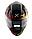 Шлем AXOR APEX CHROMTECH-E, цвет красный/чёрный/золото, фото 2