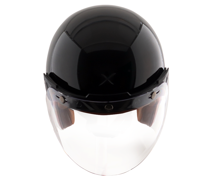 Шлем AXOR JET W/V, цвет чёрный - фото 2 - id-p225768108
