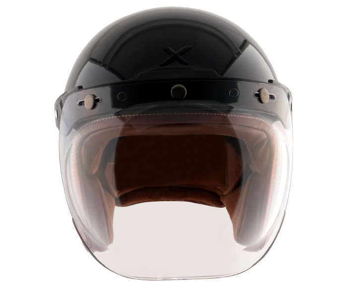Шлем AXOR JET W/V, цвет чёрный - фото 9 - id-p225768108