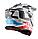 Шлем AXOR X CROSS X1 DUAL VISOR, цвет белый, красный, синий, чёрный, фото 5