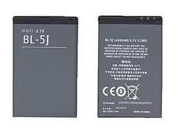 Аккумулятор (батарея) BL-5J для телефона Nokia 5800 XpressMusic, С3, X1, X6, 1430мАч