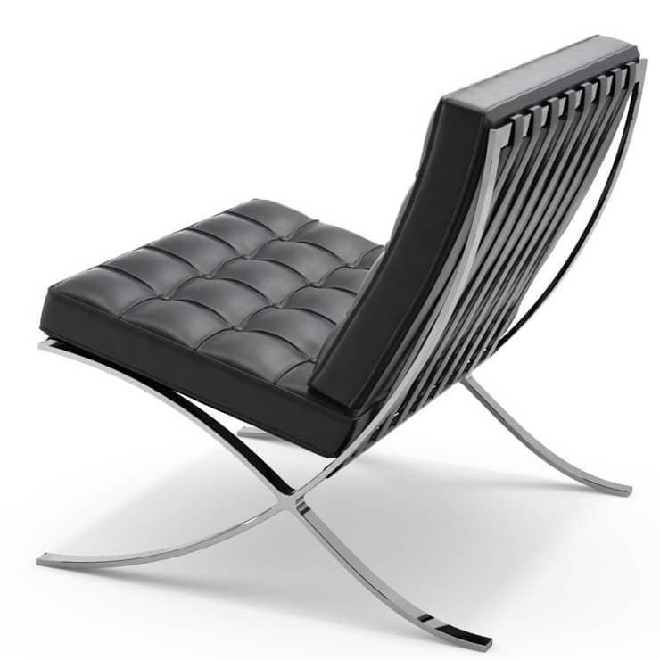 Кресло BARCELONA CHAIR чёрный - фото 3 - id-p213282865
