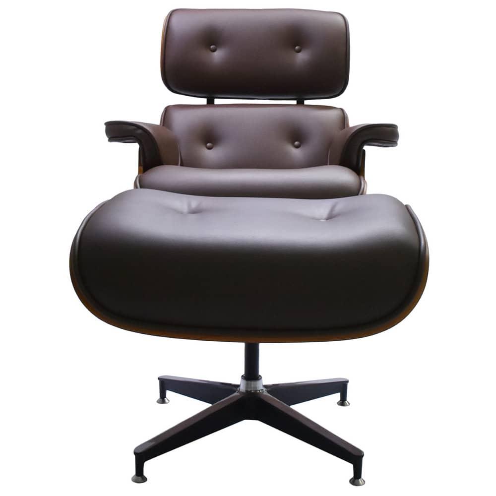 Кресло EAMES LOUNGE CHAIR и оттоманка EAMES LOUNGE CHAIR коричневые - фото 2 - id-p213282866