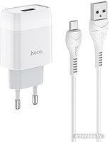 Сетевое зарядное Hoco C72A Glorious Micro-USB (белый)