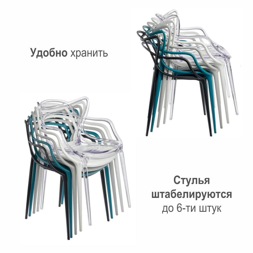 Комплект из 4-х стульев Masters белый - фото 5 - id-p169493452