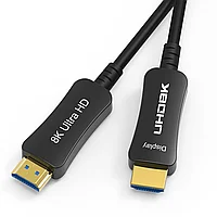 Кабель HDMI v2.1 Optical UltraHD 8K 60Гц / 4K 120Гц, поддержка HDR, ARC, 48 Гбит/с, 100 метров, черный 556798