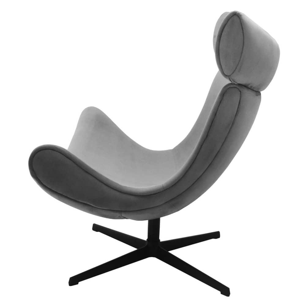 Кресло TORO серый, искусственная замша - фото 3 - id-p213282869