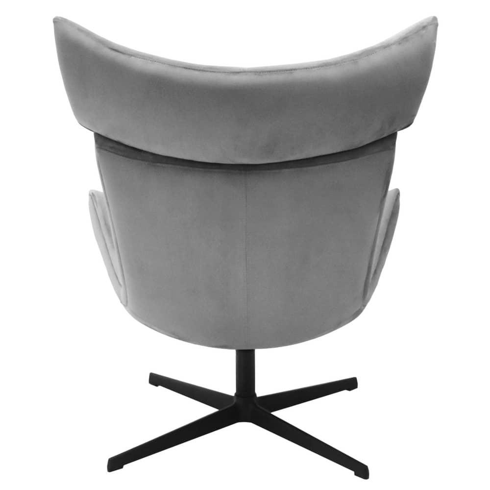 Кресло TORO серый, искусственная замша - фото 5 - id-p213282869