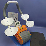 Тренажер роликовый для мышц живота и спины Automatic Rebound Healthy Abdomen Wheel / Колесо для брюшного, фото 4