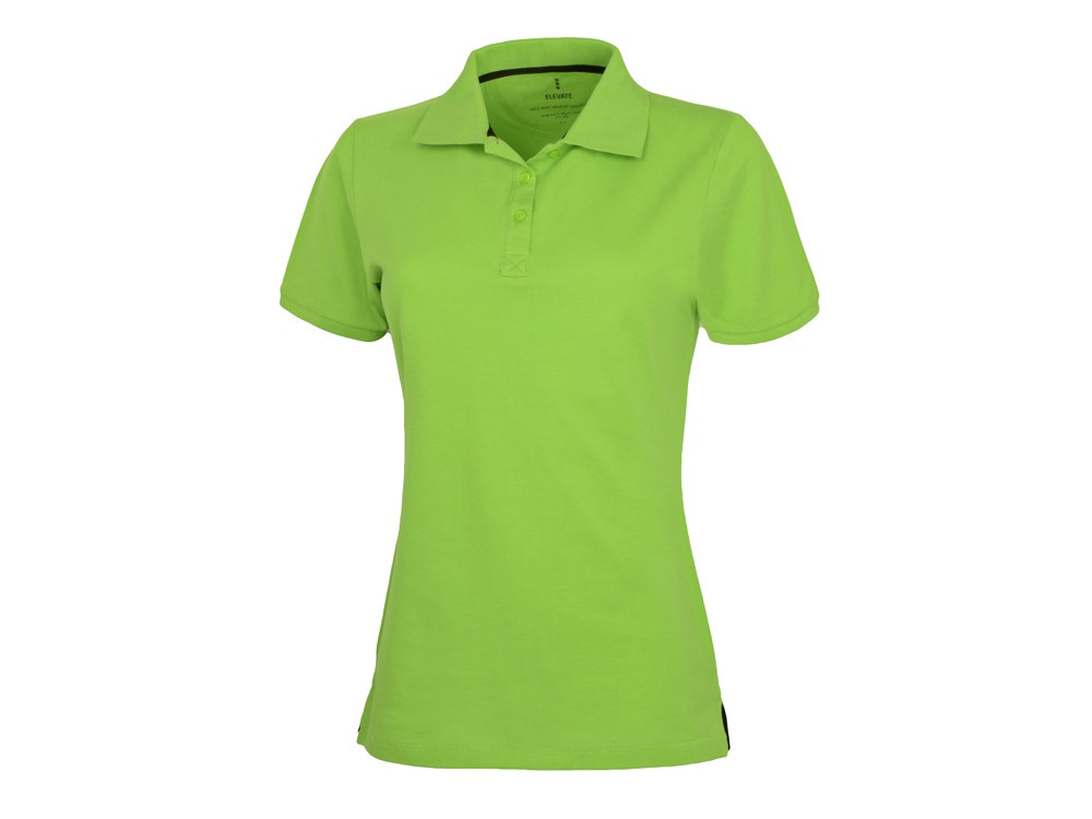Calgary женская футболка-поло с коротким рукавом, зеленое яблоко - фото 1 - id-p225768965