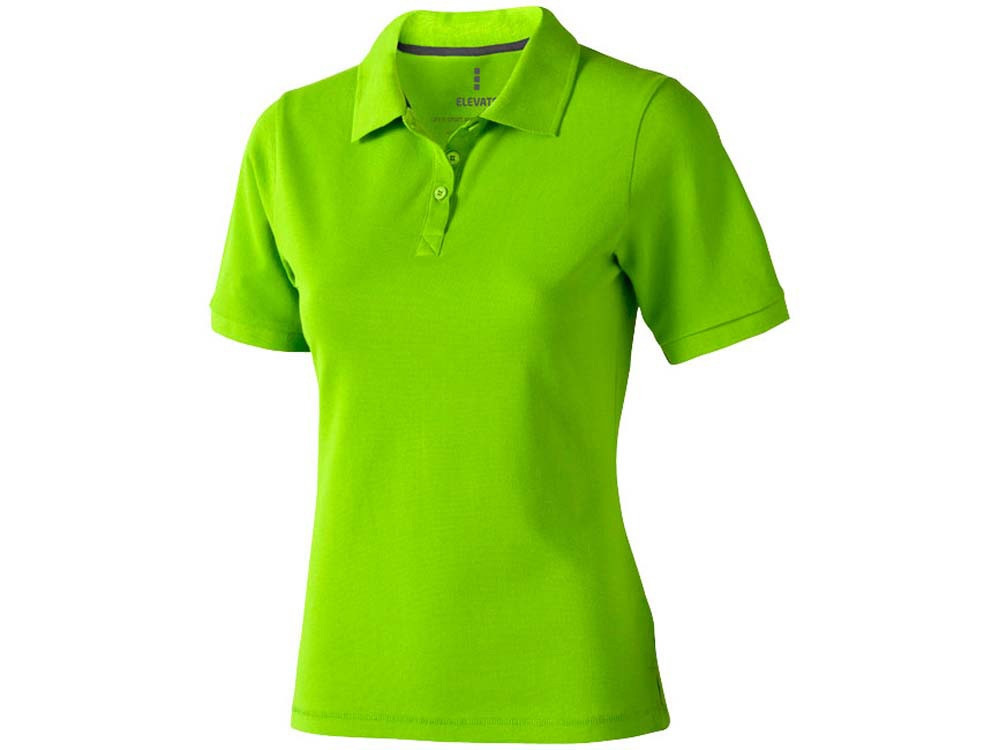Calgary женская футболка-поло с коротким рукавом, зеленое яблоко - фото 7 - id-p225768965