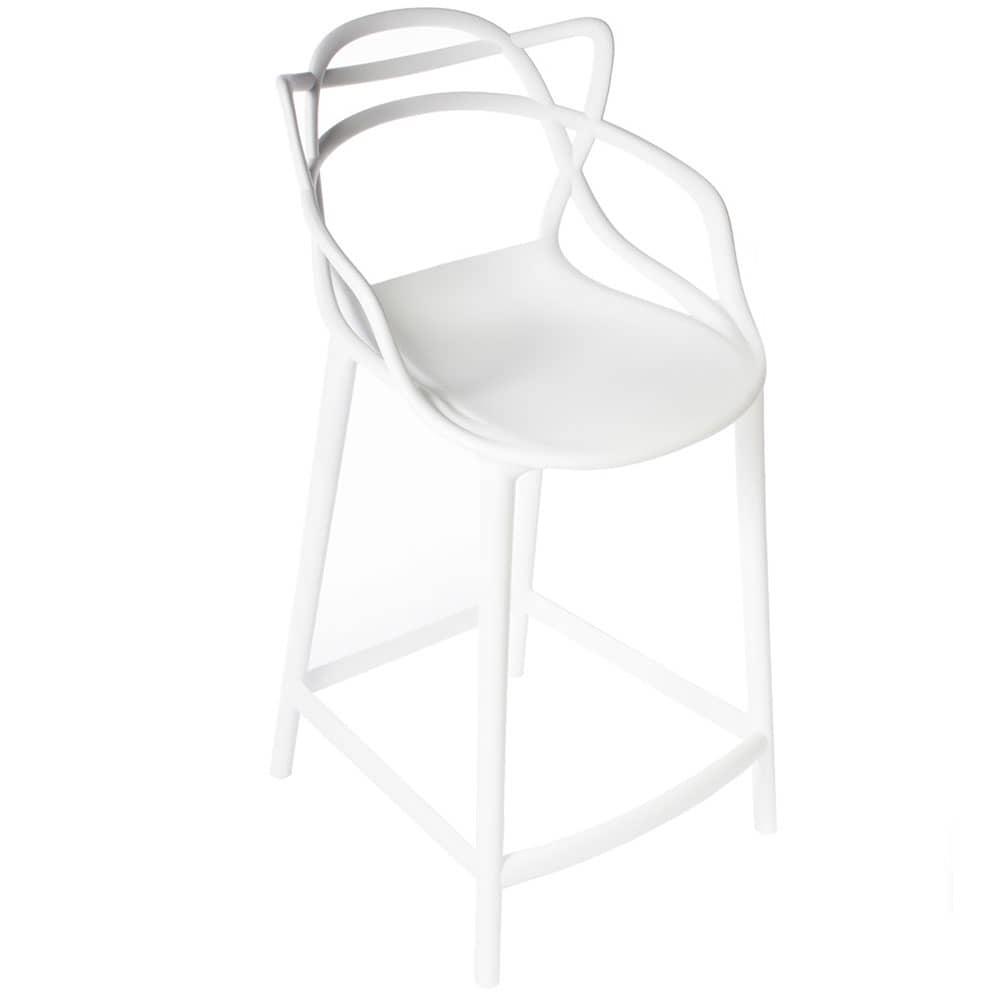 Комплект из 2-х стульев полубарных Masters белый - фото 2 - id-p161256764