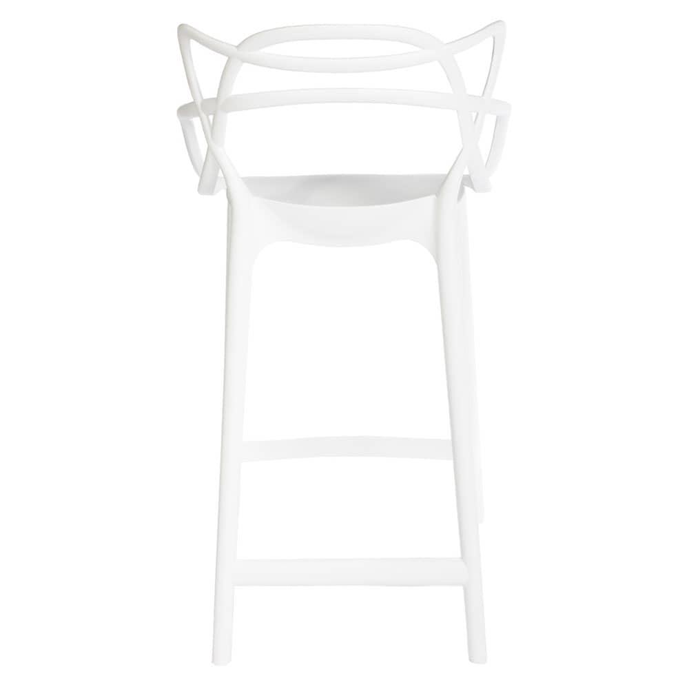 Комплект из 2-х стульев полубарных Masters белый - фото 4 - id-p161256764