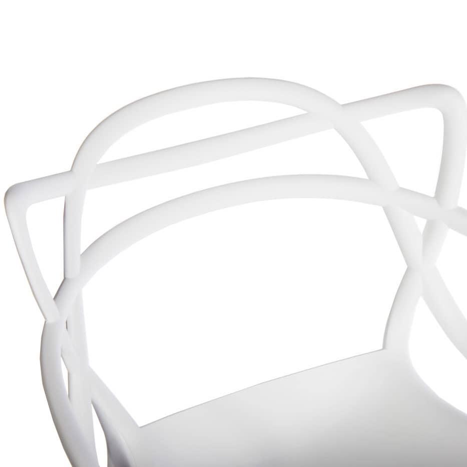 Комплект из 2-х стульев полубарных Masters белый - фото 5 - id-p161256764