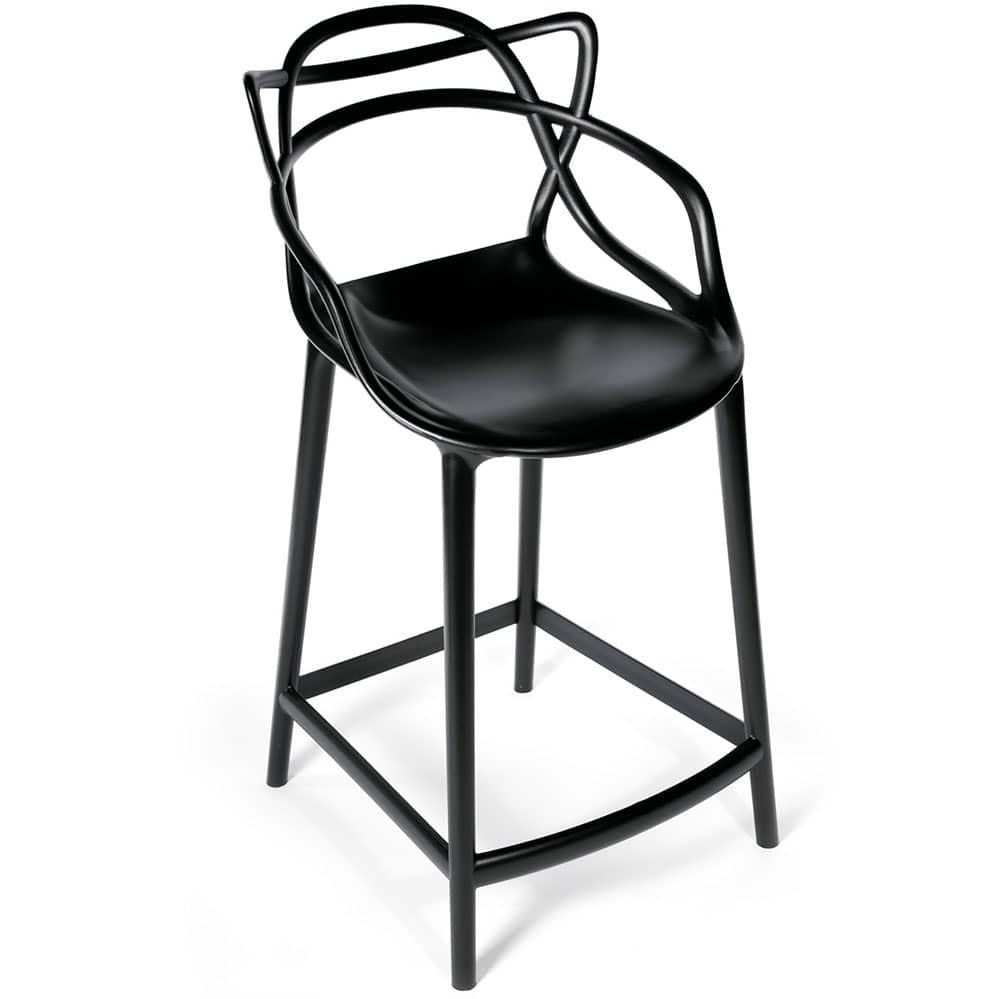 Комплект из 2-х стульев полубарных Masters чёрный - фото 2 - id-p161256765