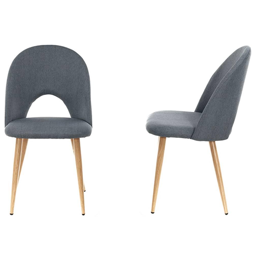 Комплект из 2-х стульев Cleo сине-серый - фото 1 - id-p161346383