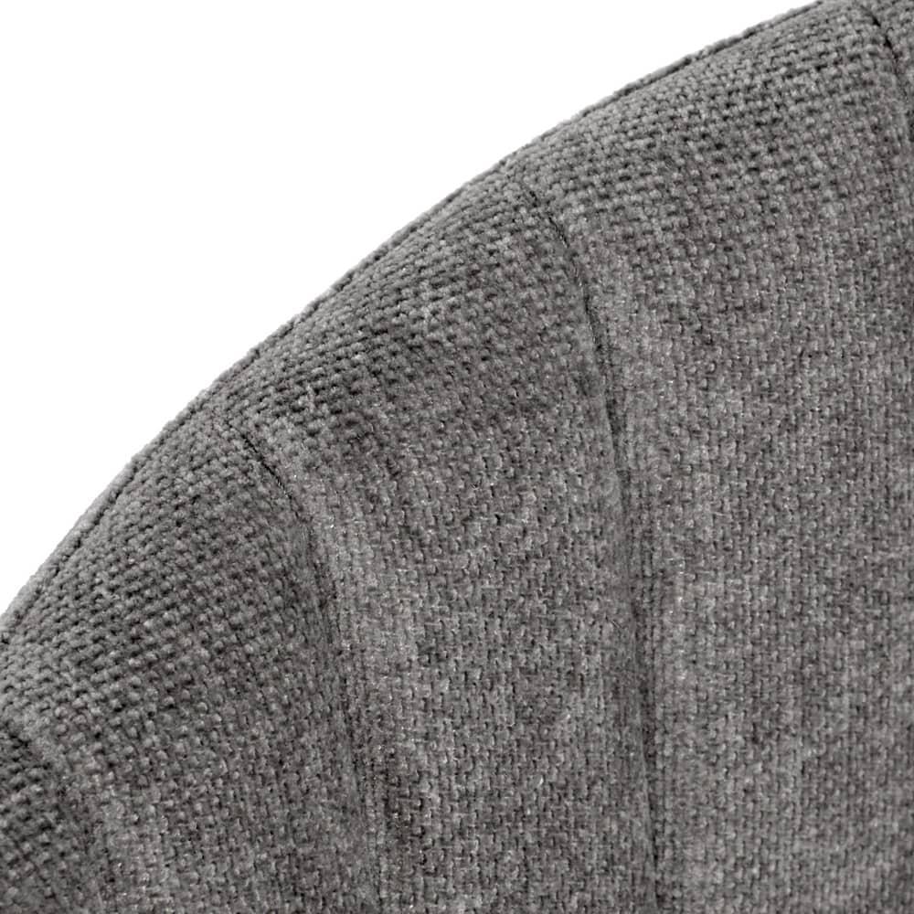 Стул Turin серый вельвет с хромированными ножками - фото 5 - id-p189874606